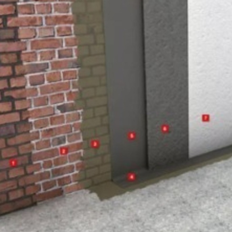 Izolacja pionowa wewnętrzna