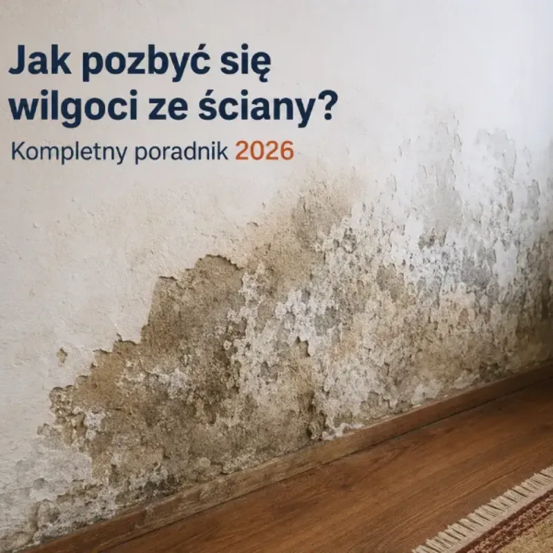 Jak pozbyć się wilgoci ze ściany? Kompletny poradnik 2026