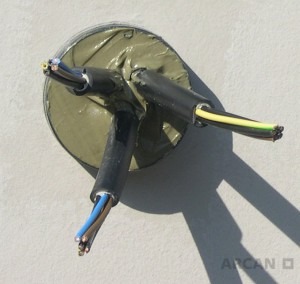 Uszczelnienie przejść kabli