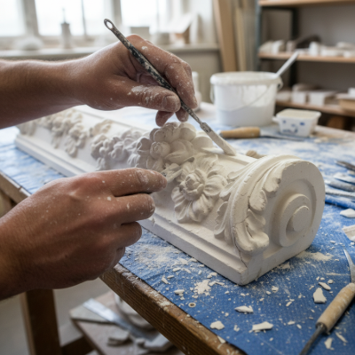 Renowacja sztukaterii w kamienicach i zabytkach